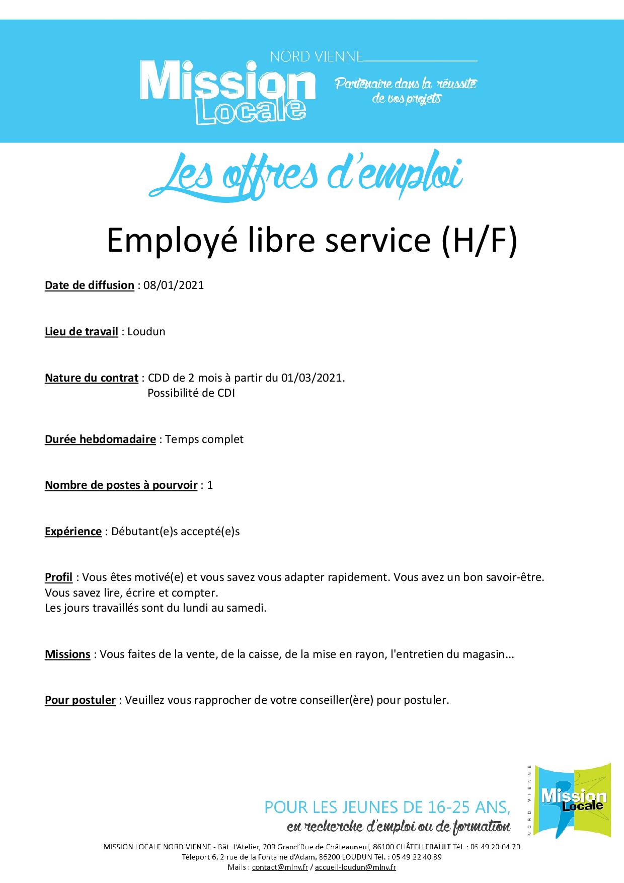 Consulter les offres  MLNV