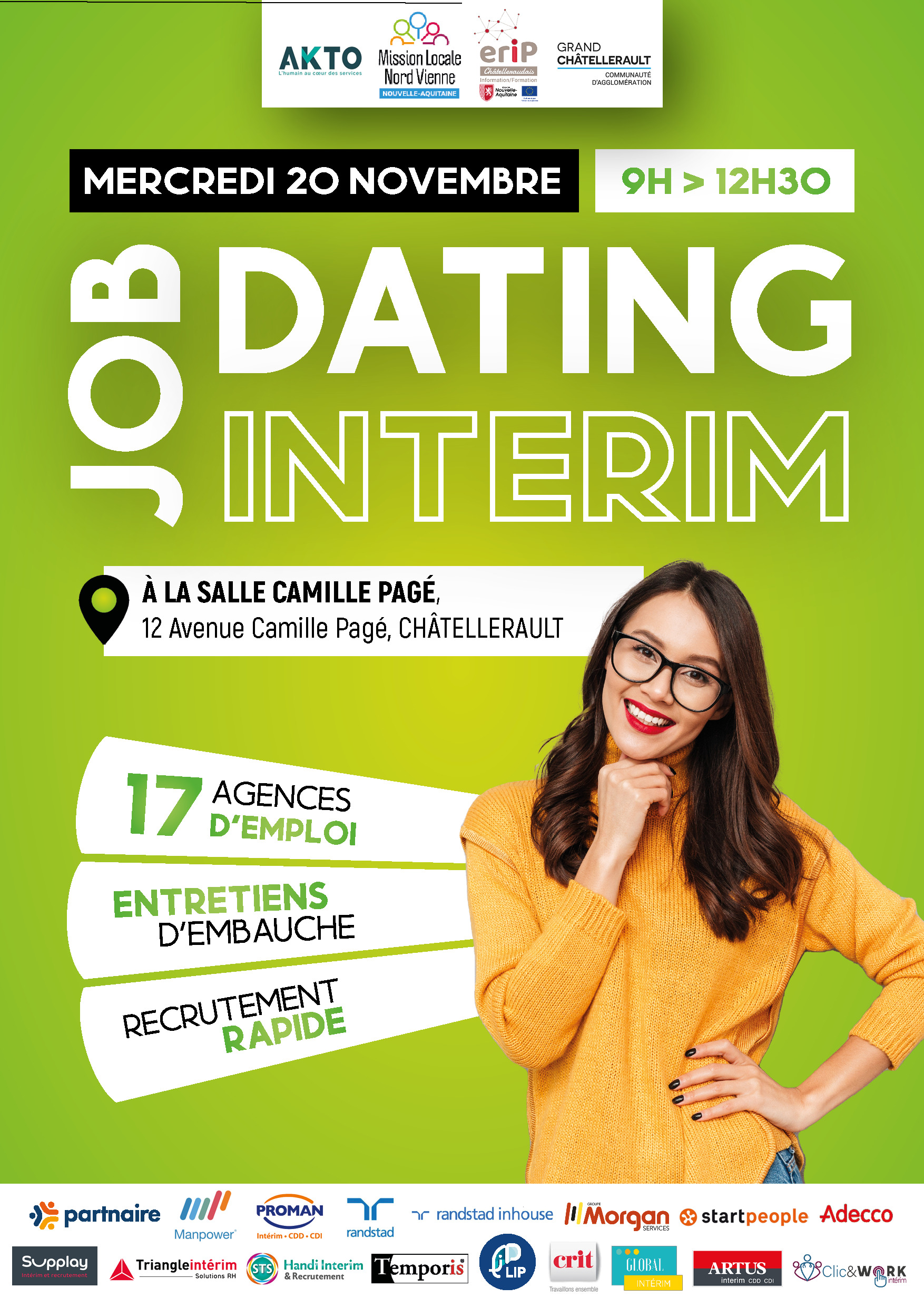 JOB DATING INTERIM – Châtellerault