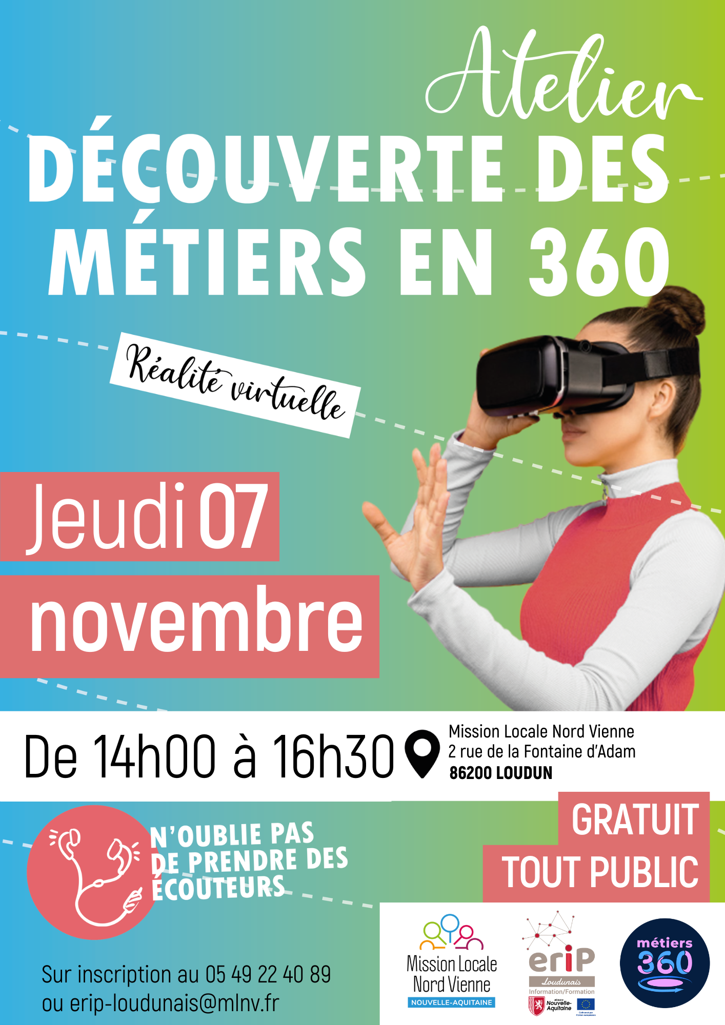 ERIP LOUDUNAIS : ATELIER DÉCOUVERTE DES MÉTIERS EN 360° !