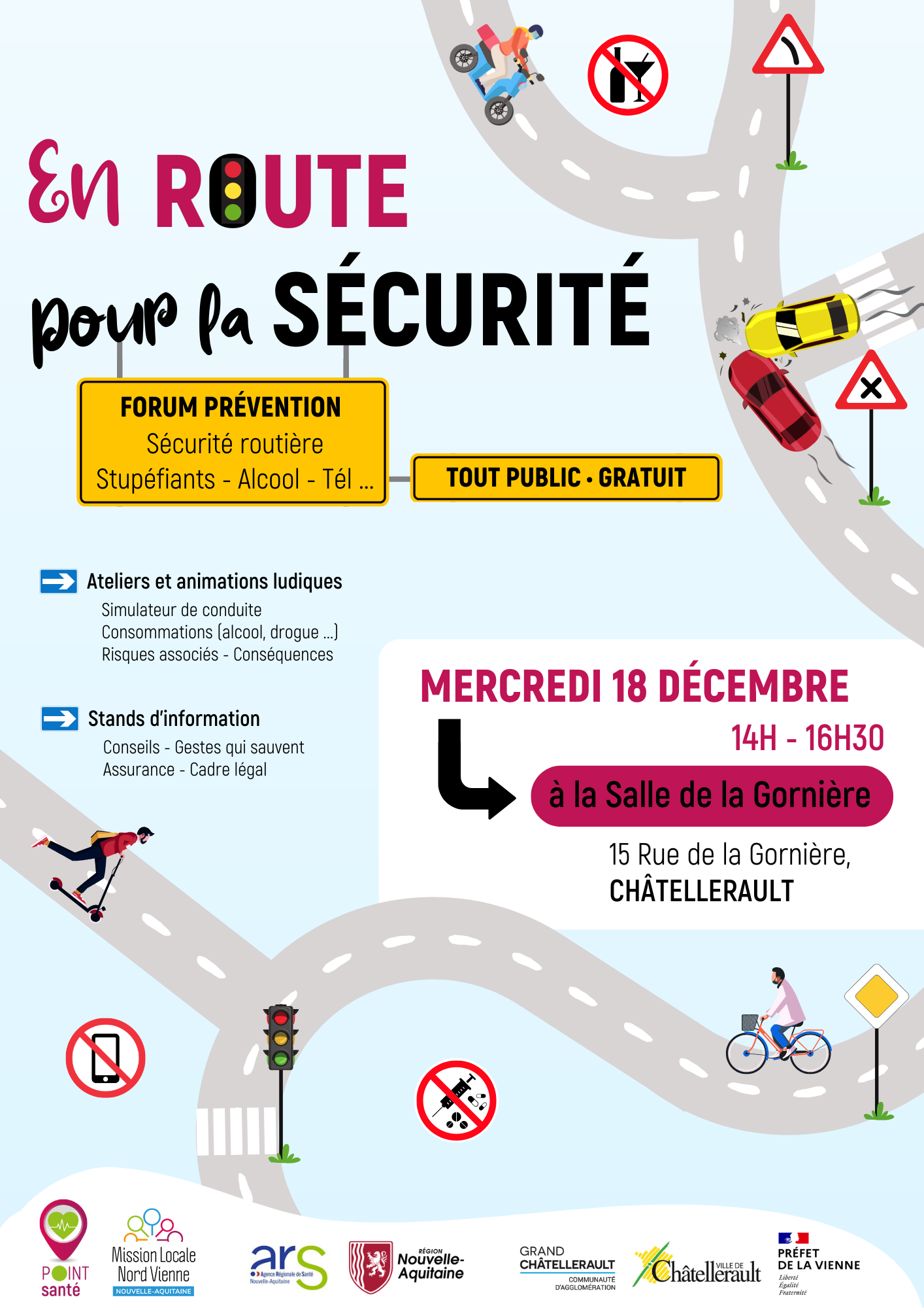 En route pour la sécurité – forum prévention